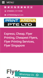 Mobile Screenshot of printarena.sg